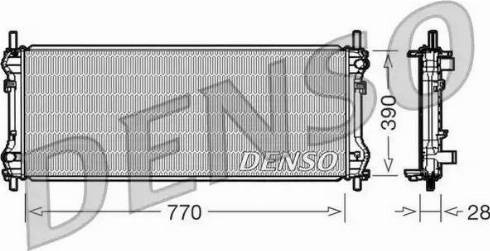 NPS DRM10103 - Радіатор, охолодження двигуна avtolavka.club