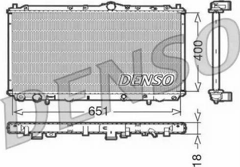 NPS DRM33061 - Радіатор, охолодження двигуна avtolavka.club