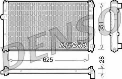 NPS DRM26001 - Радіатор, охолодження двигуна avtolavka.club