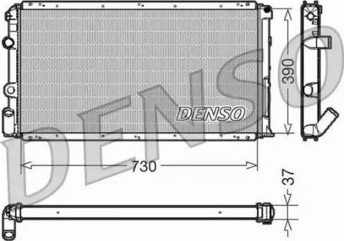 NPS DRM23091 - Радіатор, охолодження двигуна avtolavka.club