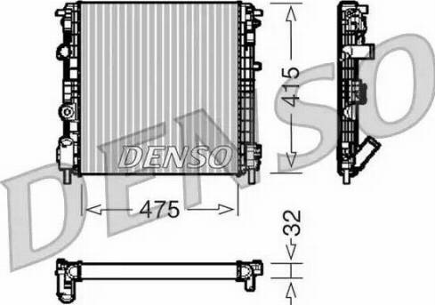 NPS DRM23015 - Радіатор, охолодження двигуна avtolavka.club