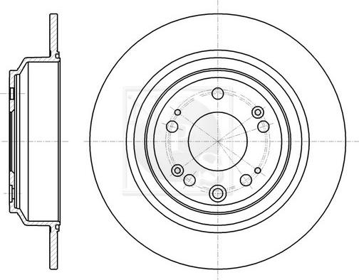 Blue Print ADH243111 - Гальмівний диск avtolavka.club