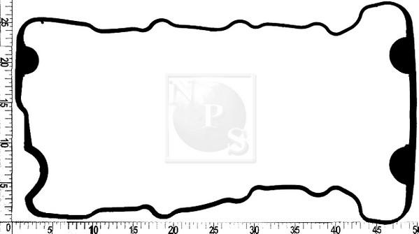 NPS N122N32 - Прокладка, кришка головки циліндра avtolavka.club