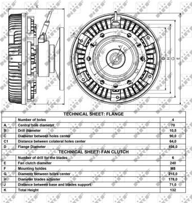 NRF 49001 - Зчеплення, вентилятор радіатора avtolavka.club