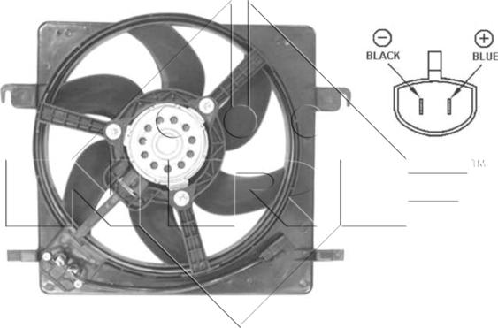 NRF 47037 - Вентилятор, охолодження двигуна avtolavka.club