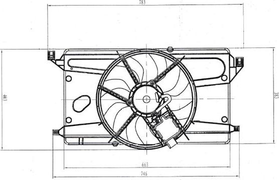 NRF 47879 - Вентилятор, охолодження двигуна avtolavka.club