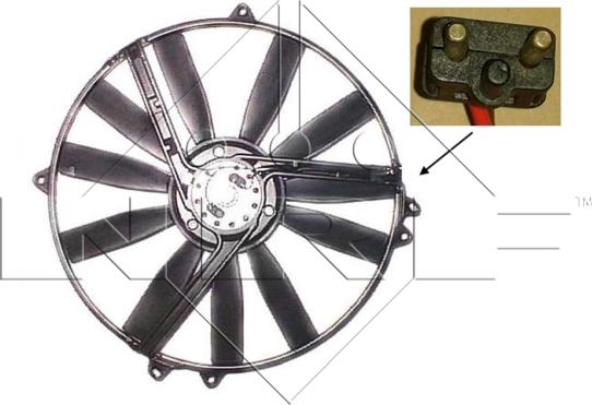 NRF 47300 - Вентилятор, охолодження двигуна avtolavka.club