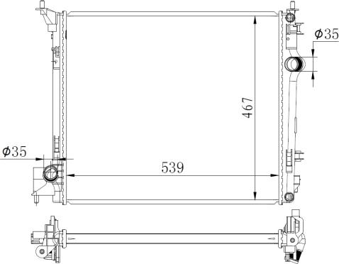 NRF 59271 - Радіатор, охолодження двигуна avtolavka.club