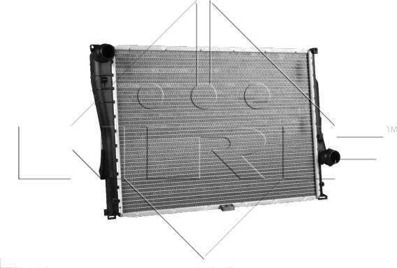NRF 51597 - Радіатор, охолодження двигуна avtolavka.club
