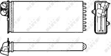 NRF 53551 - Теплообмінник, опалення салону avtolavka.club