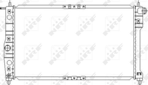 NRF 53649 - Радіатор, охолодження двигуна avtolavka.club