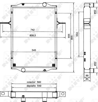 NRF 52083 - Радіатор, охолодження двигуна avtolavka.club