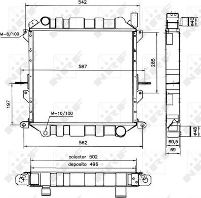 NRF 52126 - Радіатор, охолодження двигуна avtolavka.club