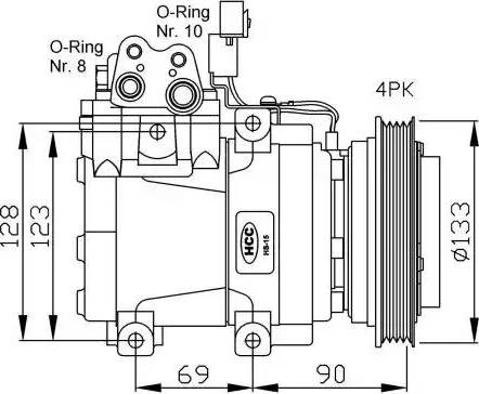 NRF 32446G - Компресор, кондиціонер avtolavka.club