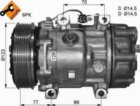 NRF 32430G - Компресор, кондиціонер avtolavka.club