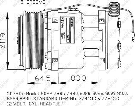 NRF 32142G - Компресор, кондиціонер avtolavka.club