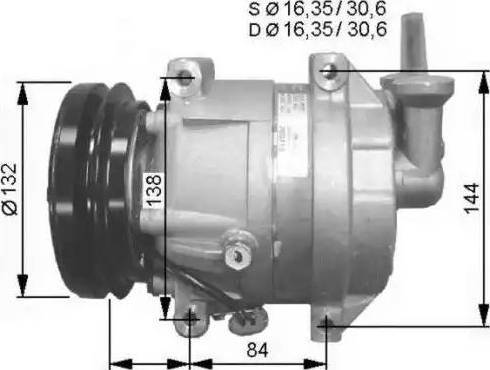 NRF 32325G - Компресор, кондиціонер avtolavka.club