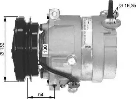 NRF 32295G - Компресор, кондиціонер avtolavka.club