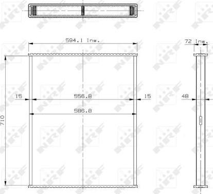 NRF 29768 - Сітка радіатора, охолодження двигуна avtolavka.club