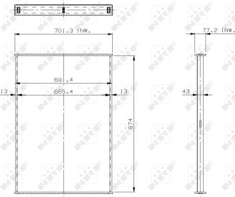 NRF 29720 - Сітка радіатора, охолодження двигуна avtolavka.club