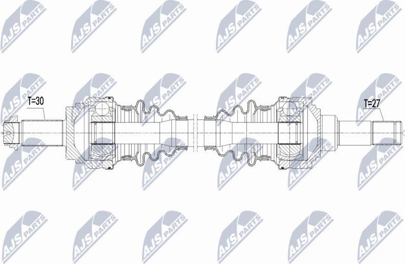 NTY NPW-BM-075 - Приводний вал avtolavka.club