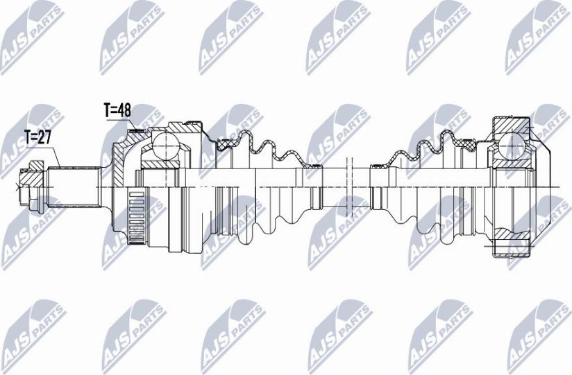 NTY NPW-BM-147 - Приводний вал avtolavka.club