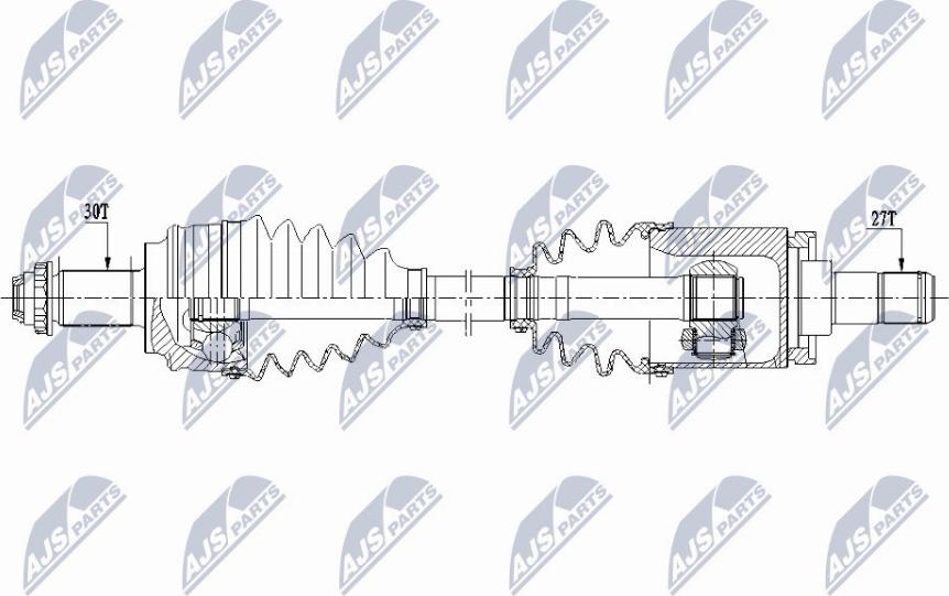 NTY NPW-BM-151 - Приводний вал avtolavka.club