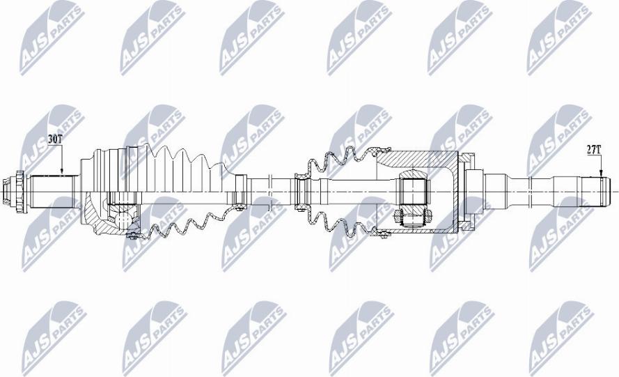 NTY NPW-BM-152 - Приводний вал avtolavka.club