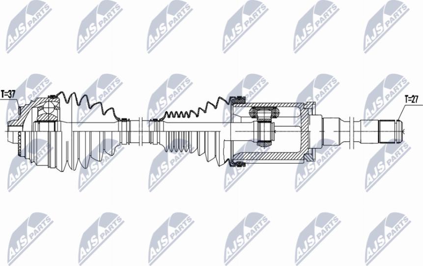 NTY NPW-BM-180 - Приводний вал avtolavka.club