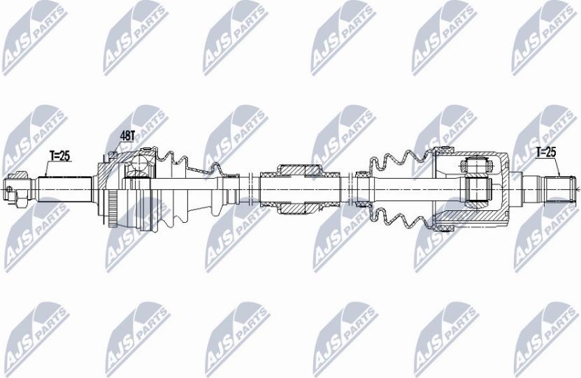 NTY NPW-HY-523 - Приводний вал avtolavka.club