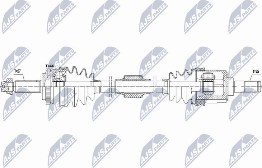 NTY NPW-HY-579 - Приводний вал avtolavka.club