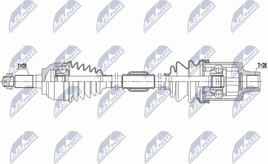 NTY NPW-MZ-064 - Приводний вал avtolavka.club