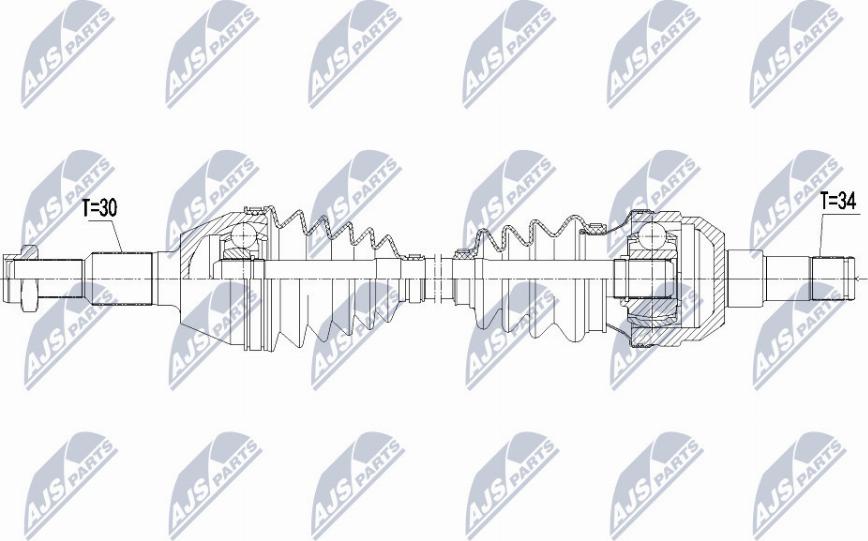 NTY NPW-PL-085 - Приводний вал avtolavka.club