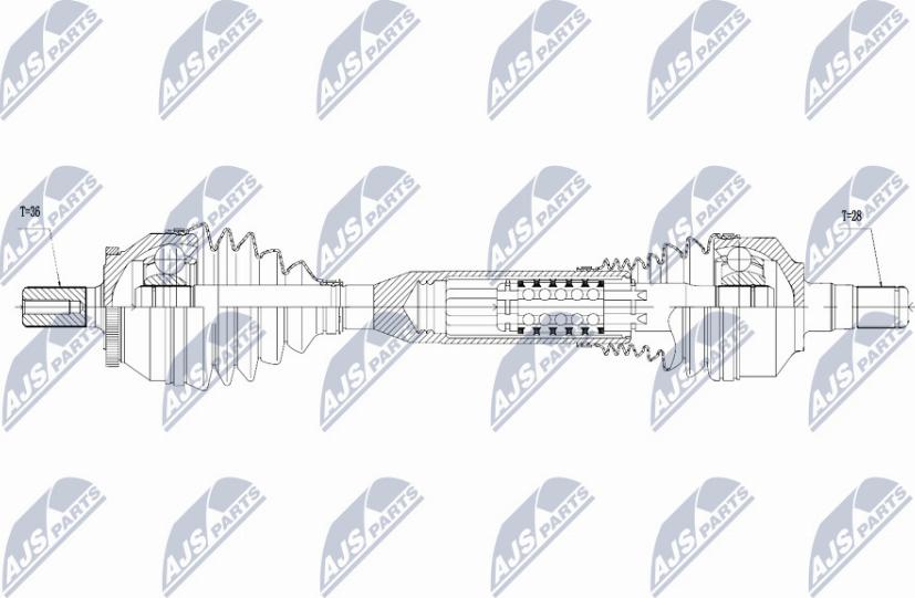 NTY NPW-VV-050 - Приводний вал avtolavka.club