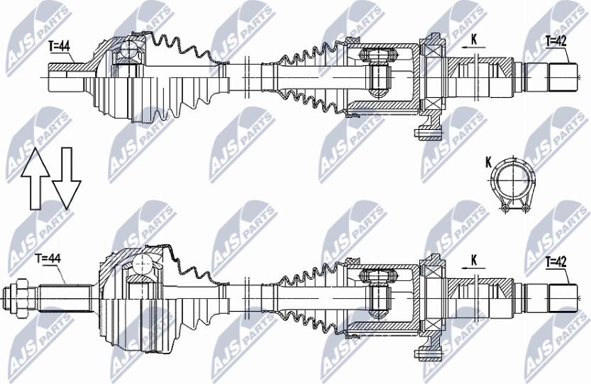 NTY NPW-VW-179 - Приводний вал avtolavka.club