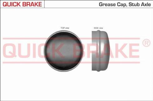 OJD Quick Brake 9821 - Кришка / захисний ковпак avtolavka.club