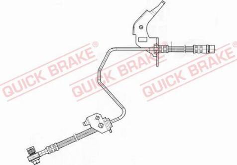 OJD Quick Brake 59.960X - Гальмівний шланг avtolavka.club