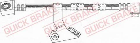 OJD Quick Brake 54.903 - Гальмівний шланг avtolavka.club