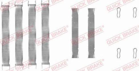 OJD Quick Brake 109-0937 - Комплектуючі, колодки дискового гальма avtolavka.club