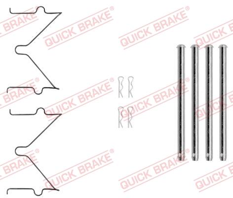 OJD Quick Brake 109-0040 - Комплектуючі, колодки дискового гальма avtolavka.club