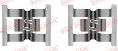 OJD Quick Brake 109-0031 - Комплектуючі, колодки дискового гальма avtolavka.club