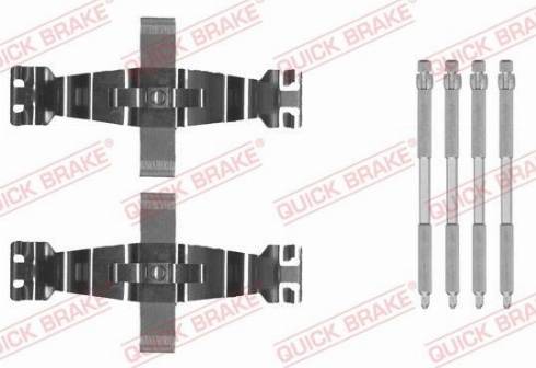 OJD Quick Brake 109-0022 - Комплектуючі, колодки дискового гальма avtolavka.club