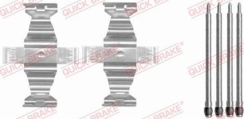 OJD Quick Brake 1091643 - Комплектуючі, колодки дискового гальма avtolavka.club