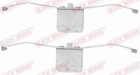 OJD Quick Brake 1091639 - Комплектуючі, колодки дискового гальма avtolavka.club