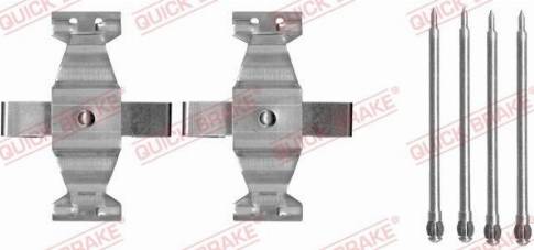 OJD Quick Brake 1091636 - Комплектуючі, колодки дискового гальма avtolavka.club