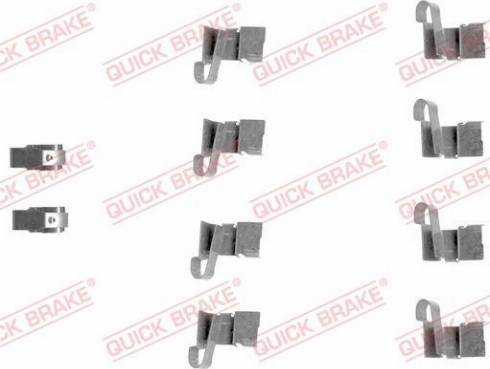 OJD Quick Brake 1091671 - Комплектуючі, колодки дискового гальма avtolavka.club