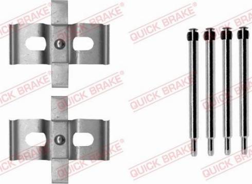 OJD Quick Brake 109-1878 - Комплектуючі, колодки дискового гальма avtolavka.club