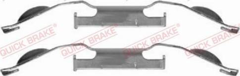 OJD Quick Brake 1091221 - Комплектуючі, колодки дискового гальма avtolavka.club