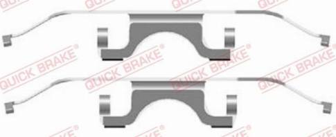 OJD Quick Brake 1091702 - Комплектуючі, колодки дискового гальма avtolavka.club