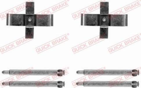 OJD Quick Brake 1091713 - Комплектуючі, колодки дискового гальма avtolavka.club